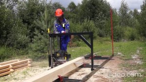 Пилорама Бензиновая Шинная 200 кубов 6 л.с