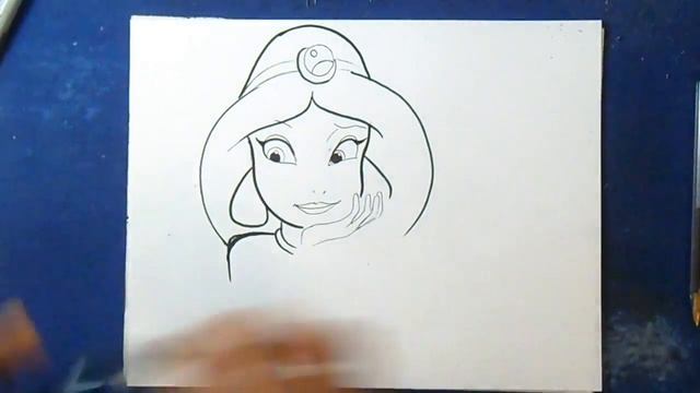 Comment dessiner princesse jasmine смотреть онлайн