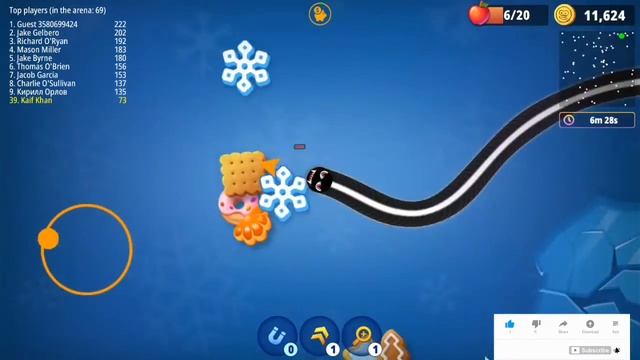 Worms Zone.io gameplay #2 смотреть онлайн