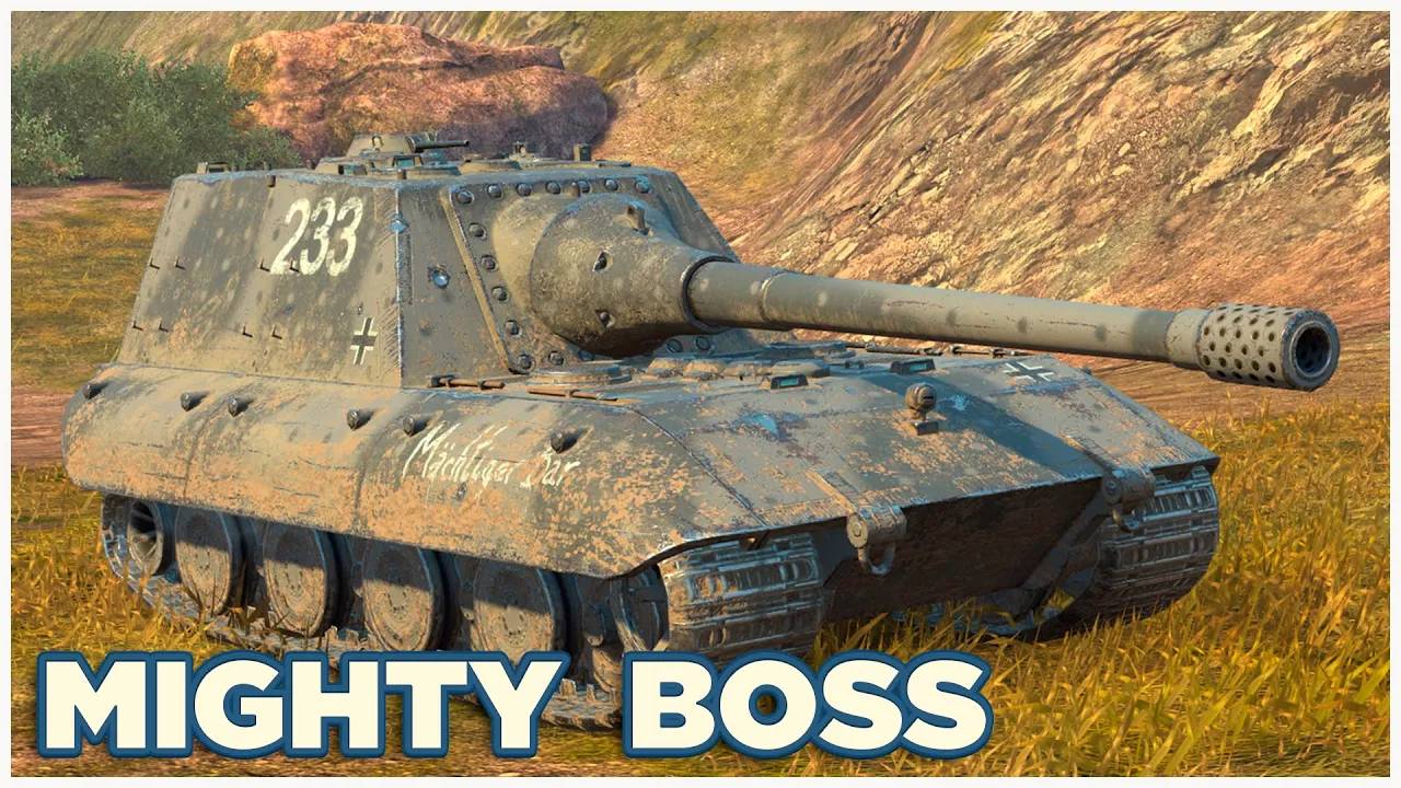 Jagdpanzer E 100 МОГУЧИЙ БОСС Tanks blitz смотреть онлайн