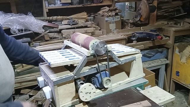 Шлифовально-калибровальный станок своими руками -просто. смотреть онлайн