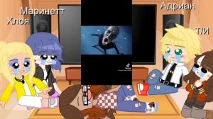 ~Реакция леди "🐞баг и супер кота🐱" на тик ток~1/?