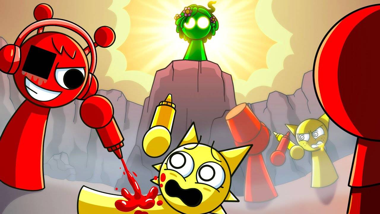 СПРАНКИ: ВОЙНА ПРИПРАВ - GameToons | SPRUNKI: WAR of the CONDIMENTS на русском | fReelaN SHOW смотреть онлайн