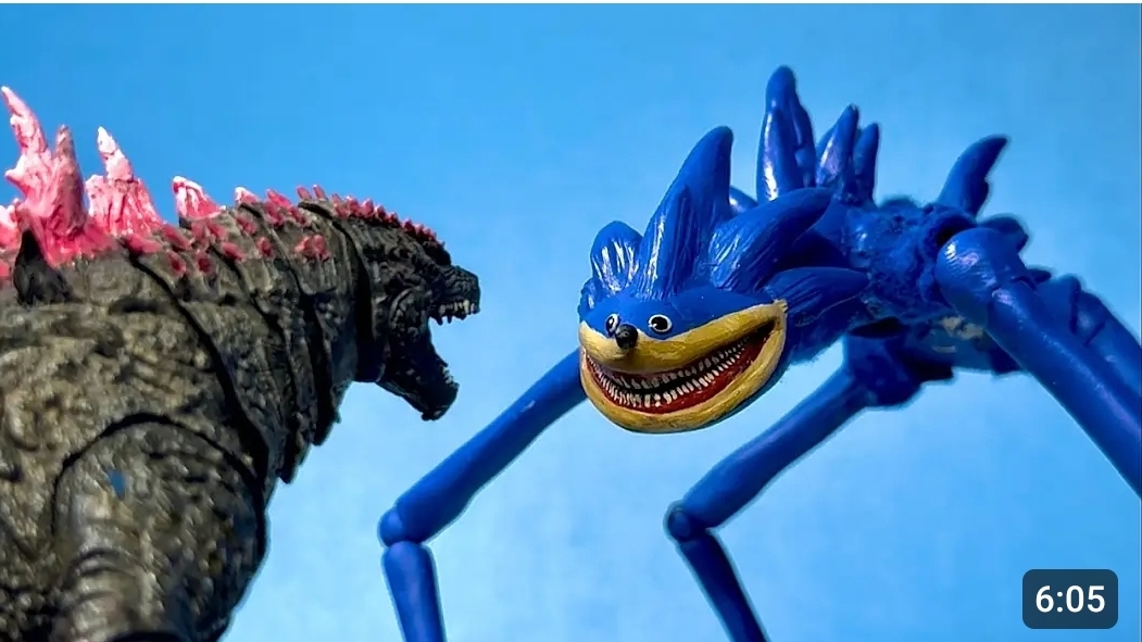 Godzilla Evolved VS Shin Sonic смотреть онлайн