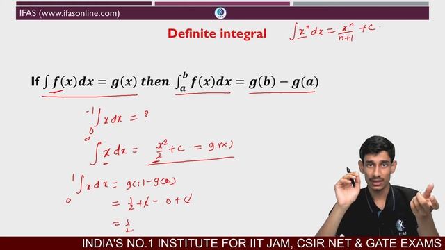 Definite Integral || Calculus || IIT JAM , JNU , DU , BHU Chemistry Entrance Exam | IFAS IIT JAM || смотреть онлайн