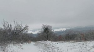 И в Анапе бывает зима. "Вкис" в чистом поле.