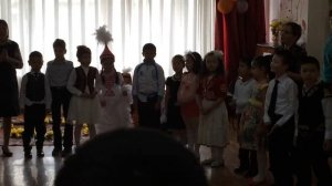 Заключительная песня про Наурыз на утреннике Амели