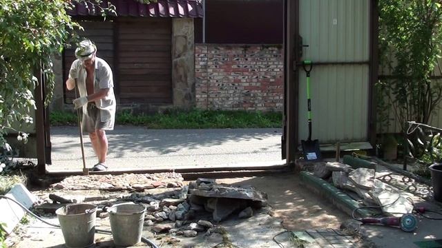 Подмыло въезд на стоянку// Как самому устранить неприятность подмыва стоянки смотреть онлайн