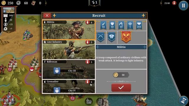 European War 6: 1804 Declaration of Independence Boston, New York+3-Stars+No Generals+10 Rounds смотреть онлайн