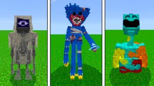 Poppy Playtime Глава 4 Мод на кошмарных тварей в Майнкрафте