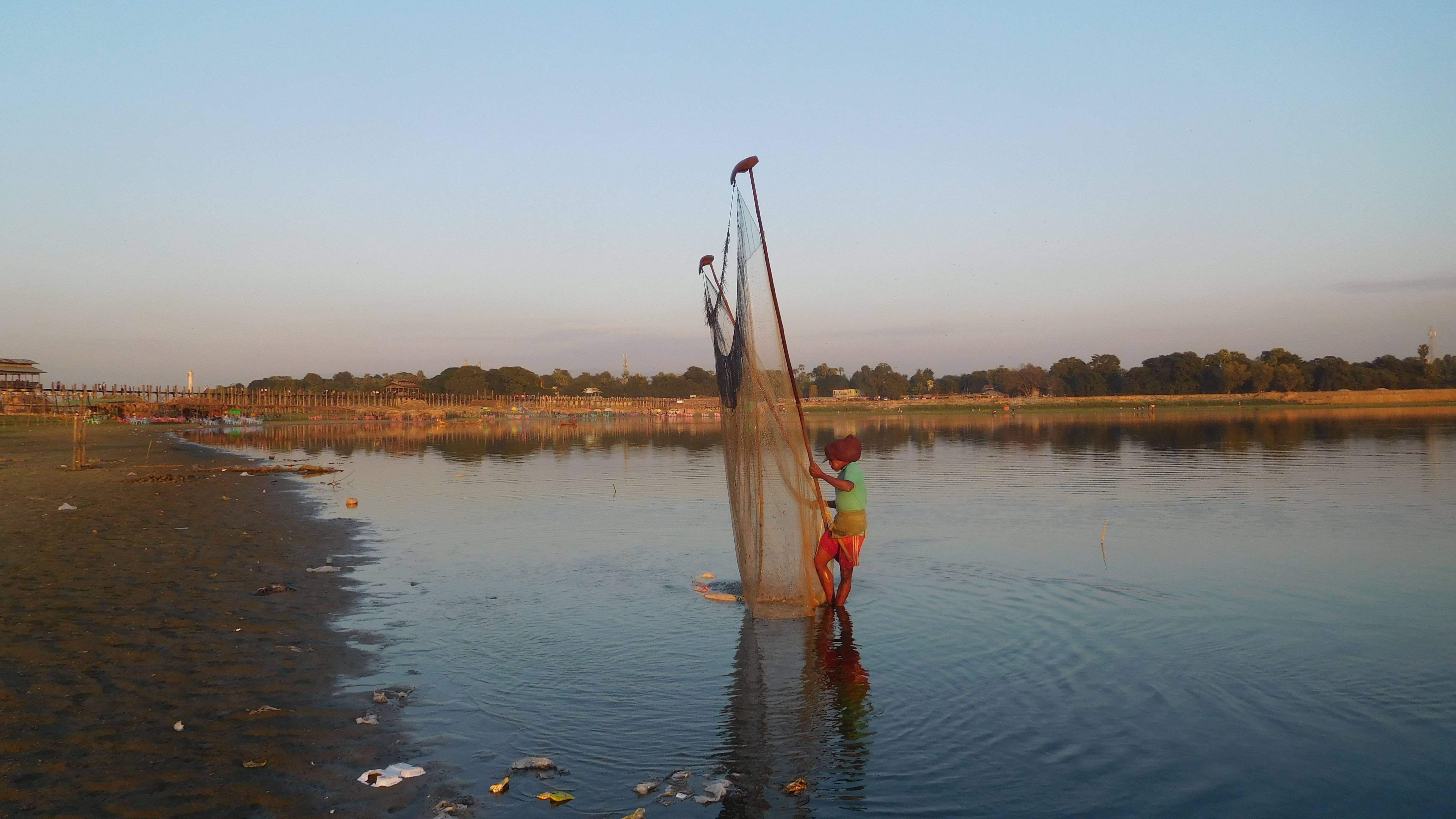 Amarapura And U Bein Bridge