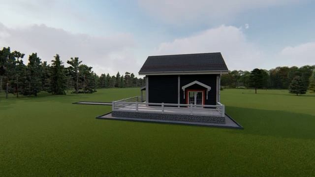 Проект современного деревянного двухэтажного дома Олива 8 на 9 до 150 м²