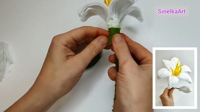 Лилия лилии из синельной проволоки видео мастер класс пошагово цветы своими руками смотреть онлайн
