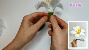 Лилия лилии из синельной проволоки видео мастер класс пошагово цветы своими руками