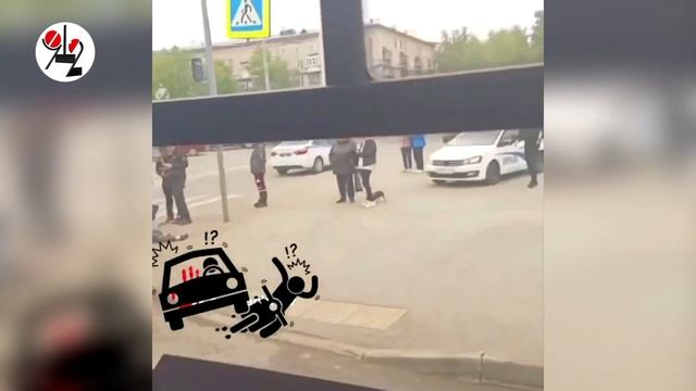 Фургон с мороженым оказался на пути байкера. Real Video смотреть онлайн