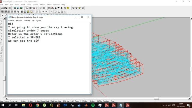 EASE 4.3 - Ray tracing impact tutorial example смотреть онлайн