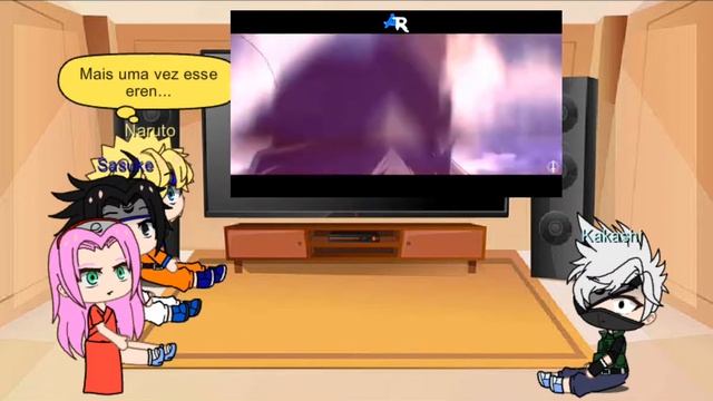Time 7 Reagindo Ao Rap Dos 9 Titans Primordiais(Sakura As Annie)