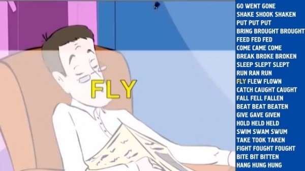 Irregular Verbs song for kids