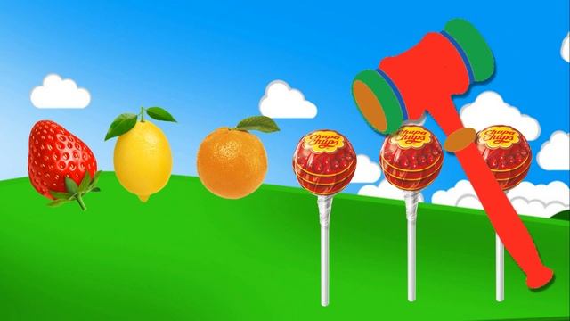 Учим цвета с чупа чупсом. Learn Colors With Chupa Chups