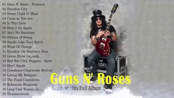 Guns N' Roses Greatest Hits Full Album | Best of Guns N' Roses