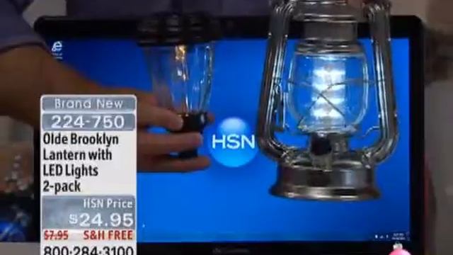 Olde Brooklyn Lantern with LED Lights 2pack смотреть онлайн