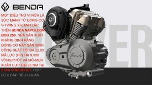 BENDA NAPOLEON 250 BOBBER_MẪU XE CÁ TÍNH ĐẦY UY LỰC