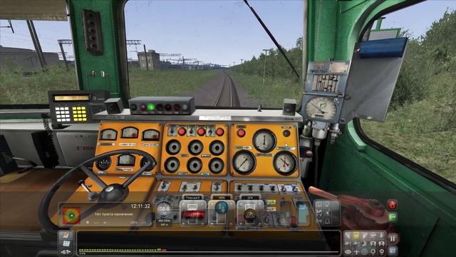 Тест тепловоза 2ТЭ10У (дубль 2)