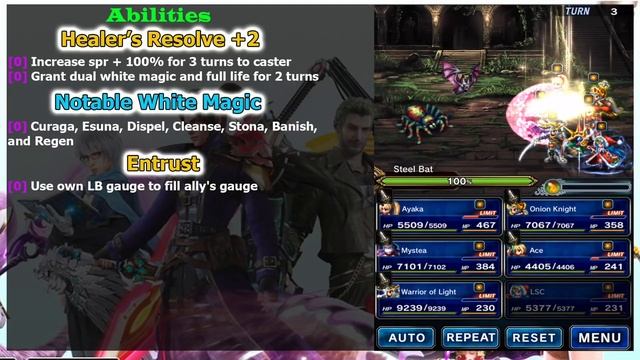 FF BE 6 stars Awakened Santa Roselia Awakening Review: Her/Refia/Luka (#301) смотреть онлайн