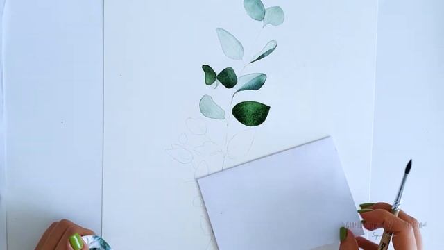 SPEEDPAINT | #4 Watercolor branch смотреть онлайн
