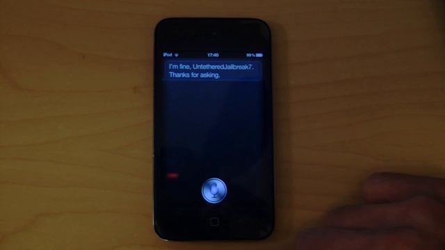 Spire: Siri Proxy Host (100%) Working Server on iPod Touch 4G смотреть онлайн