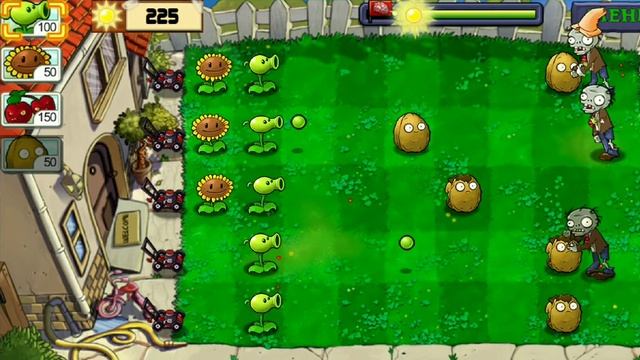 * 1 часть играю в Зомби против растений, оно очень прикольно* смотреть онлайн