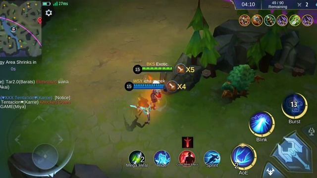 Badang Duo ft. Karina! | MVP 7 K1LL | SURVIVAL MODE | Mobile Legends (EN) смотреть онлайн