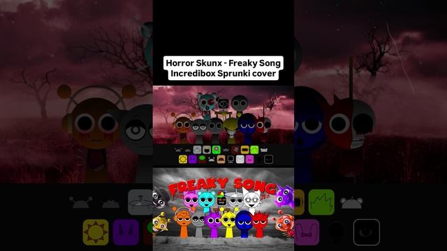 Freaky Song Спрунки #спрунки #sprunki #horror смотреть онлайн