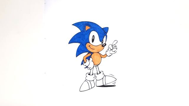 SONIC THE HEDGEHOG COLORING PAGE - РОЗМАЛЬОВКА ЇЖАК СОНІК SCENTOS смотреть онлайн