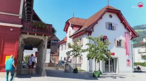 Прогулка по городу Штайнс в Швейцарии 🇨🇭 Нидвальден