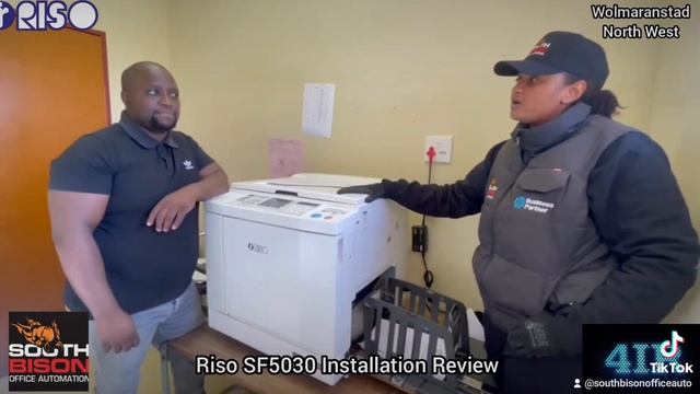 Riso SF5030 Digital Duplicator Installation - Wolmaranstad смотреть онлайн