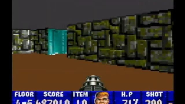 Wolfenstein 3D (SNES) Playthrough - Mission 4 Floor 5 - Hard Difficulty - 100% Completion смотреть онлайн