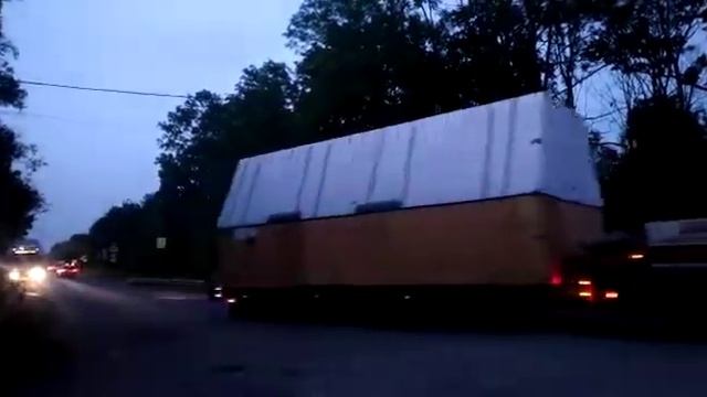 Перевозка турбины на трале смотреть онлайн