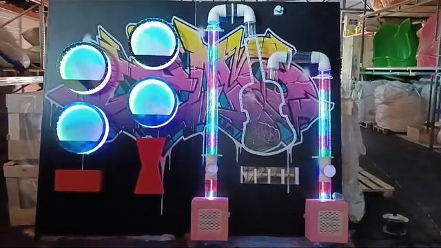 Пневмо стена "Граффити" смотреть онлайн