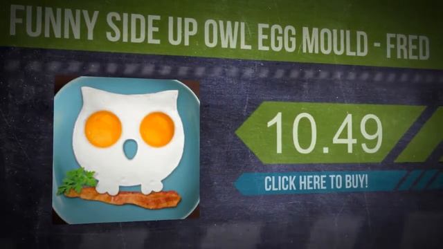 Funny Side Up Owl Egg Mould - Fred смотреть онлайн