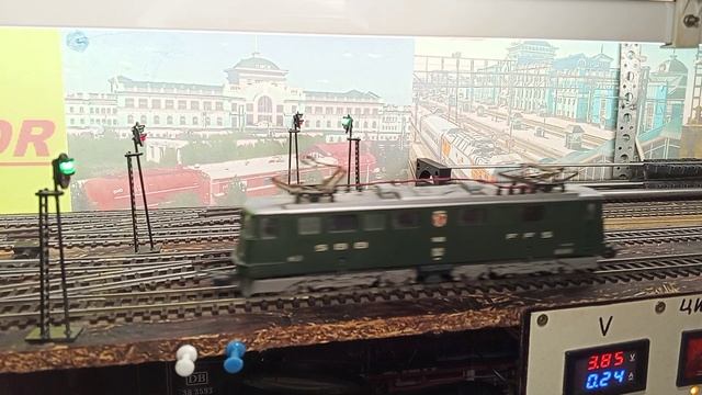 Lima. Электровоз. SBB 11493 FFS. Восстановил. Lima. Electric Locomotive. SBB 11493 FFS. Restored.