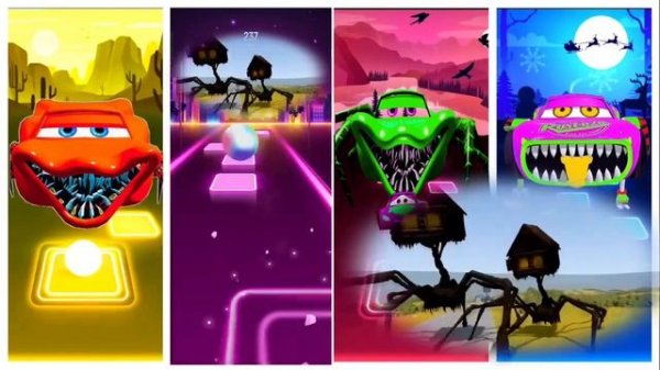 McQueen Red Eater 🆚 McQueen Blue Eater 🆚 McQueen Green Eater 🆚 McQueen Pink Eater 🎶 Who is Best 🎯?