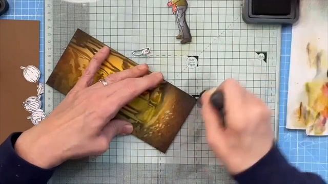 Sheena Douglass' Seasonal Stroll Tutorial - Layered Background Techniques смотреть онлайн