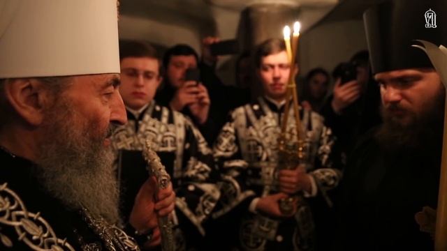 Проповідь Предстоятеля УПЦ після чернечого постригу смотреть онлайн