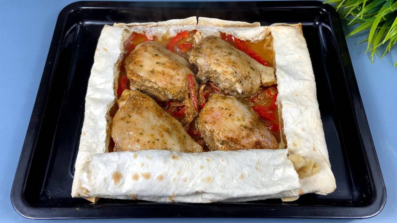 Обязательно ПОКУПАЙТЕ лаваш ДЛЯ ЭТОГО рецепта! Без него, ТАК вкусно НЕ ПОЛУЧИТСЯ! смотреть онлайн