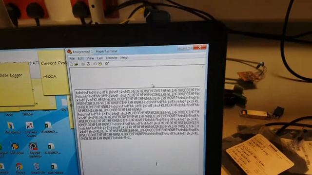 Hyper Terminal With RS232 to RS485 Converter смотреть онлайн
