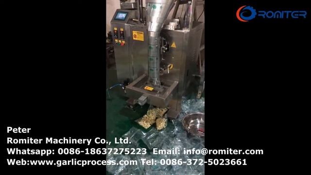 Полностью автоматическая упаковочная машина для зубчиков чеснока смотреть онлайн