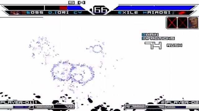 [KOF Mugen] Boss Orochi Iori CY Vs KOF BOSSES Team