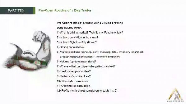 199. MODULE 3 - THE SPECIALIST PART 10-2 Pre-Open Routine of a Day Trader