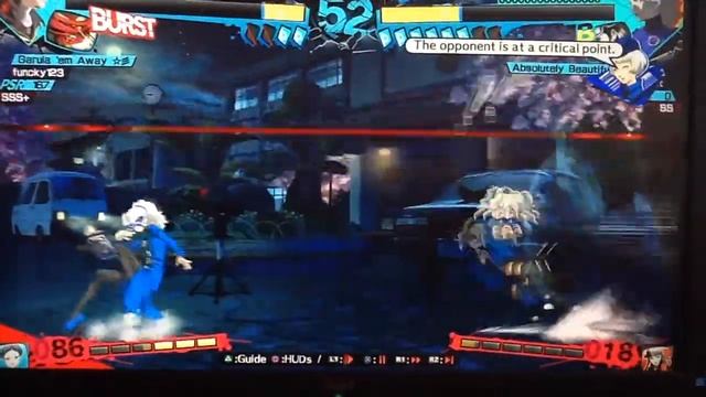 Persona 4 Arena Ultimax Margaret(Timeless_Act Me) Vs Rise(Funcky123)